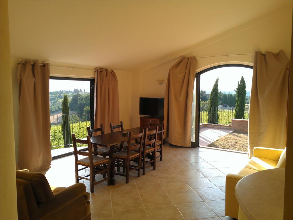 Ferienwohnung Il Crinale San Gimignano Exterior foto